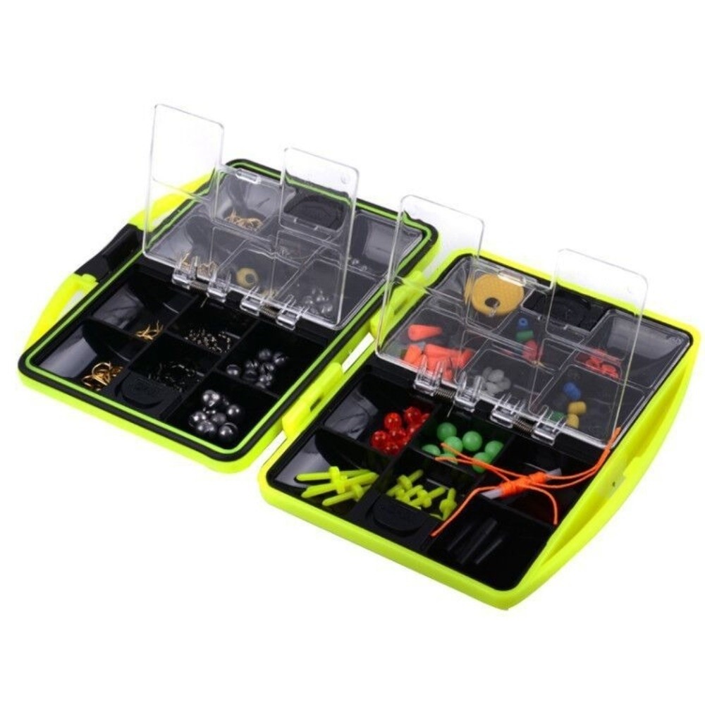 Fishing Hook Box - 184개 낚시 액세서리 키트, 훅, 싱커,