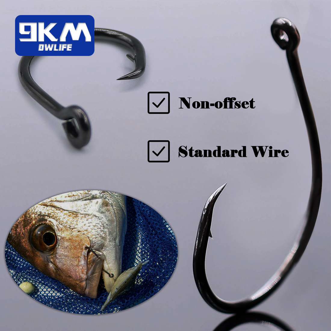 9KM 25-50개입 인라인 와이드 갭 서클 훅, 비오 - Fishing Hook Offset 리뷰 및 가격